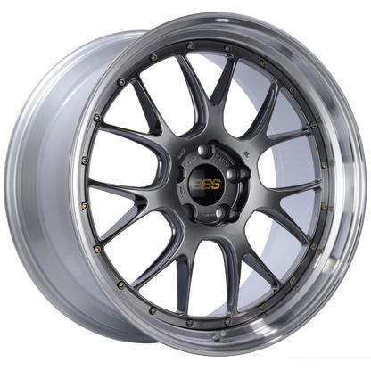 BBS LM-R 21x10 5x120 ET35 Diamond Black Center Diamond Cut Lip Wheel -82mm PFS/Clip Required LM326DBPK