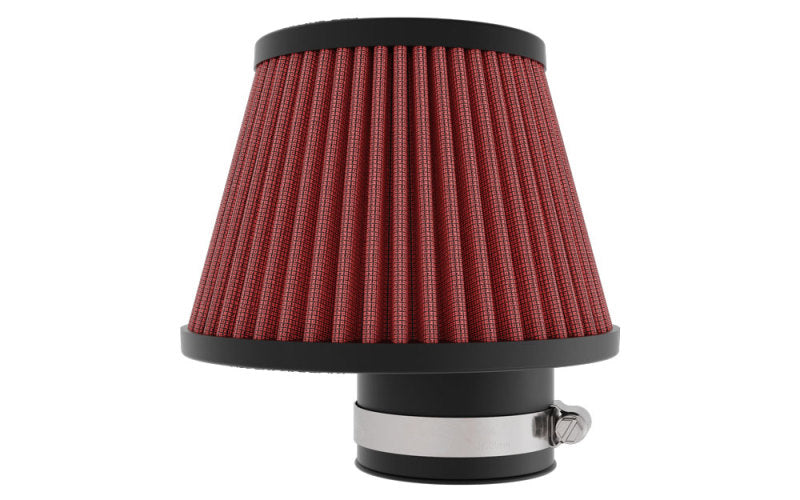 K&N Universal Clamp-on Air Filter 2in Flange ID 5-3/16in Base 3-1/2in Top 3-11/16in Height w/ Vent RU-9920