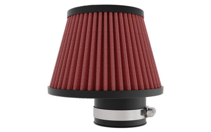 K&N Universal Clamp-on Air Filter 2in Flange ID 5-3/16in Base 3-1/2in Top 3-11/16in Height w/ Vent RU-9920
