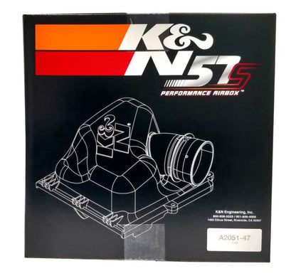 K&N Performance Intake Kit  07-10 Fiat Grand Punto /10-12 Punto Evo/12-13 Punto / 08-13 Alpha Mito 57S-3300