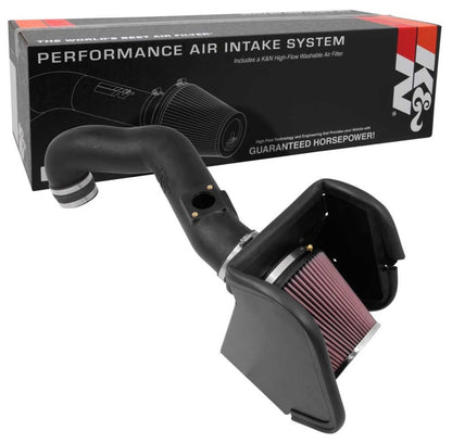 K&N 16-17 Nissan Titan XD V8-5.0L DSL 63 Series Aircharger Performance Intake 63-6017