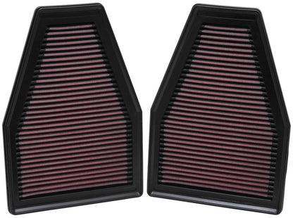 K&N Replacement Air Filter 12-13 Porsche 911 3.4L / 12 911 3.8L / 13 911 3.6L / 13 911 Carrera 3.8L 33-2484