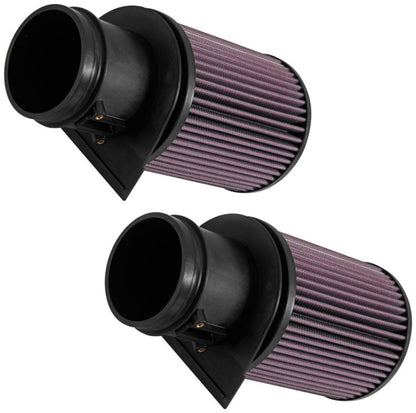 K&N 2014-2015 Audi R8 V10-5.2L F/I Drop In Air Filter (2 Per Box) E-0658