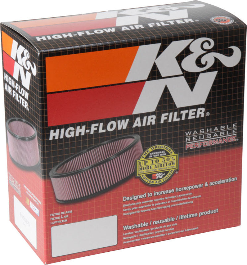 K&N X-Stream Top Filter - Red - Size 9in - 5.125in Neck Flange / 2.75in Height 66-3150