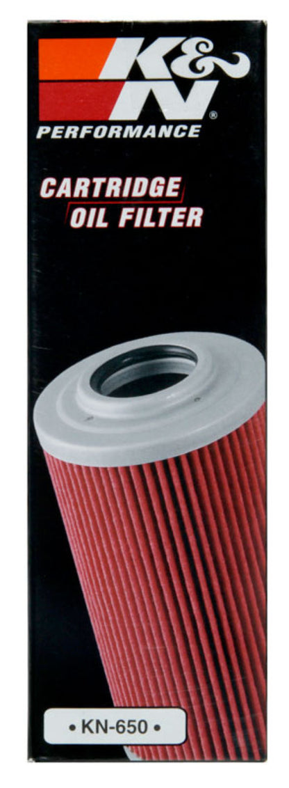 K&N 1.625in OD x 5.05in H Oil Filter KN-650
