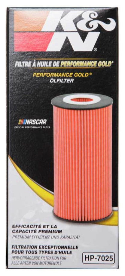 K&N Performance Oil Filter for 11-13 Chrysler 200/300 3.6L / 11-13 Dodge Durango 3.6L HP-7025