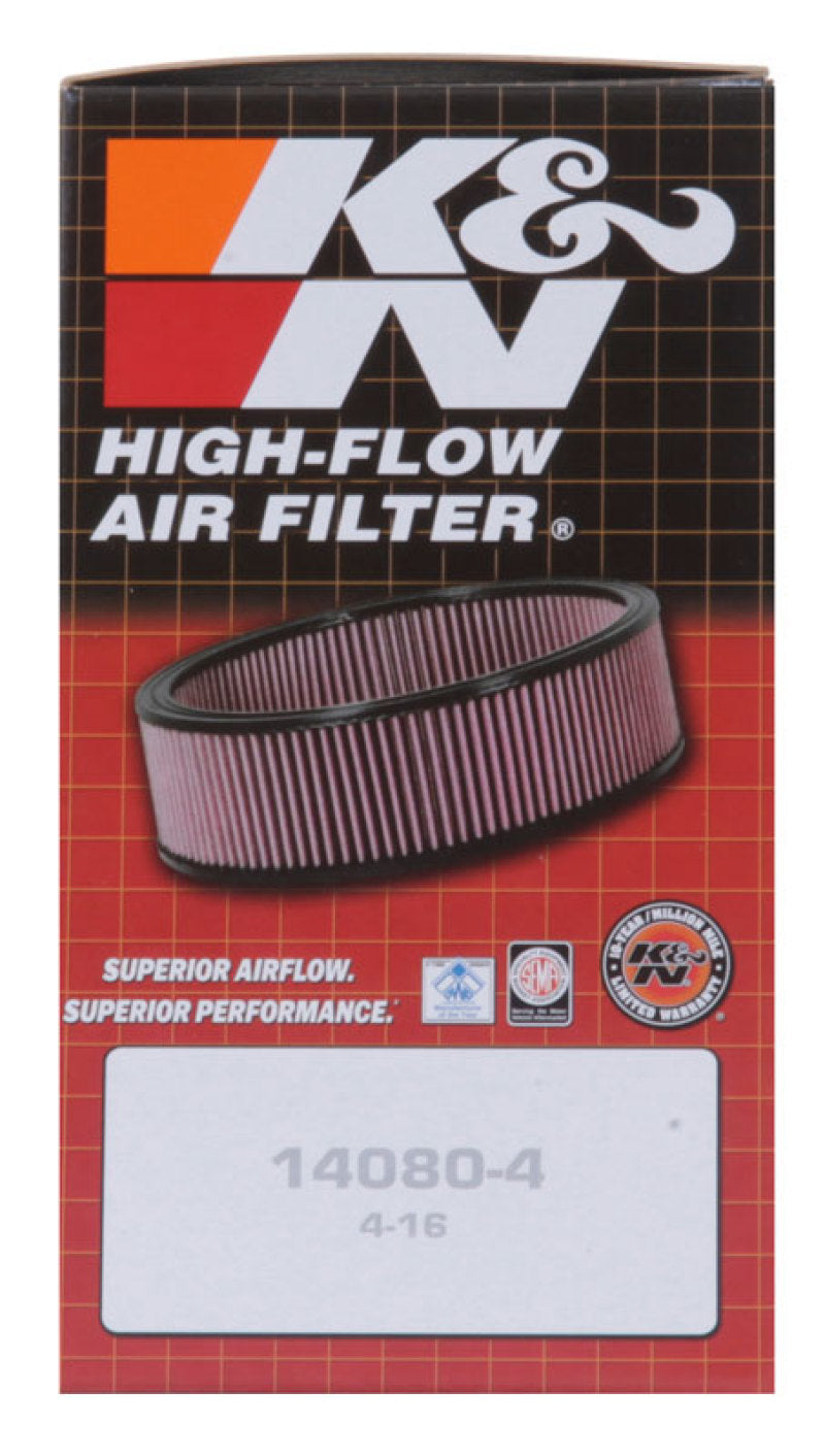 K&N Kawasaki VN1500 Vulcan 4.5in ID x 5.625in OD x 2in H Replacement Air Filter KA-1596
