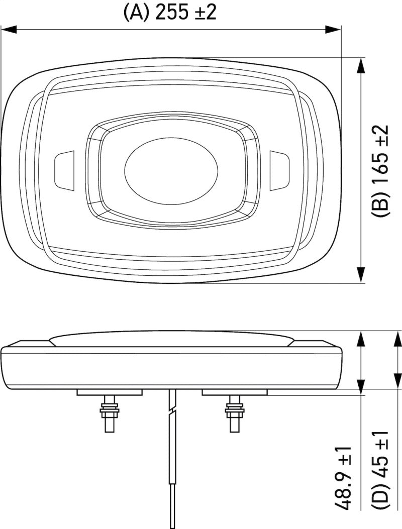 Hella L/Bar Mini 10In Led (Mv Fxd Amber) 014566111