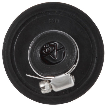 K&N Clamp On Rubber Base Crankcase Vent Filter 0.5in Flange ID 2in OD 1.5in Height 62-1330