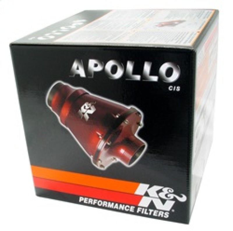 K&N Universal Apollo Black Cold Air Intake - 70mm OD FLG PP RC-5052AB