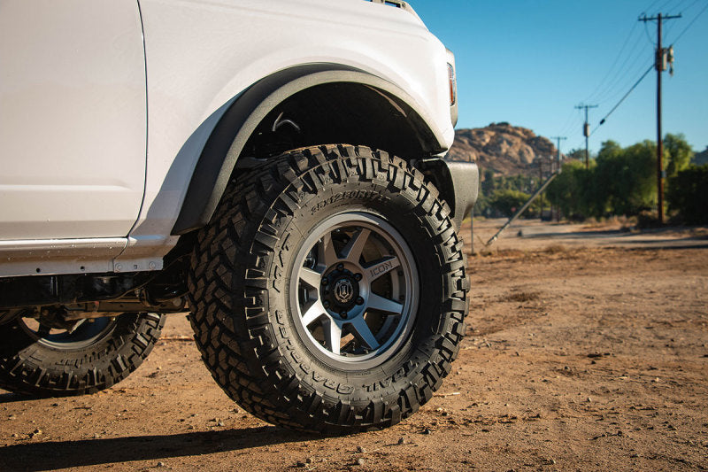 ICON Rebound Pro 17x8.5 6x5.5 25mm Offset 5.75in BS 95.1mm Bore Titanium Wheel 21817859057TT