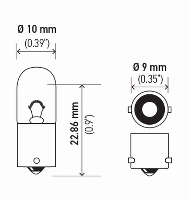 Hella Standard Series Light Bulbs 3893SB