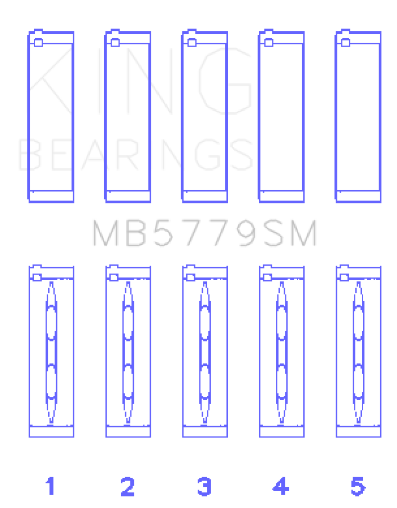 King SM-Series Main Bearings MB5779SM