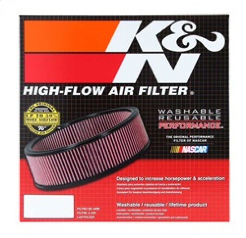 K&N Replacement Air Filter Round 11in OD 9-1/4in ID 6in H E-3690