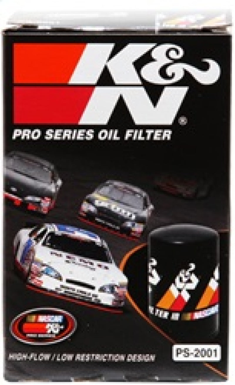 K&N Oil Filter 3in OD x 5.094in H for Buick/Chevrolet/Pontiac/GMC/Oldsmobile/GMC/Cadillac PS-2001