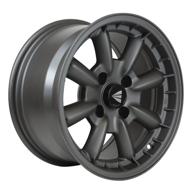 Enkei Compe 16x7 25mm Offset 4x100 Bolt Pattern 72.6mm Bore Dia Matte Gunmetal Wheel 477-670-4925GM