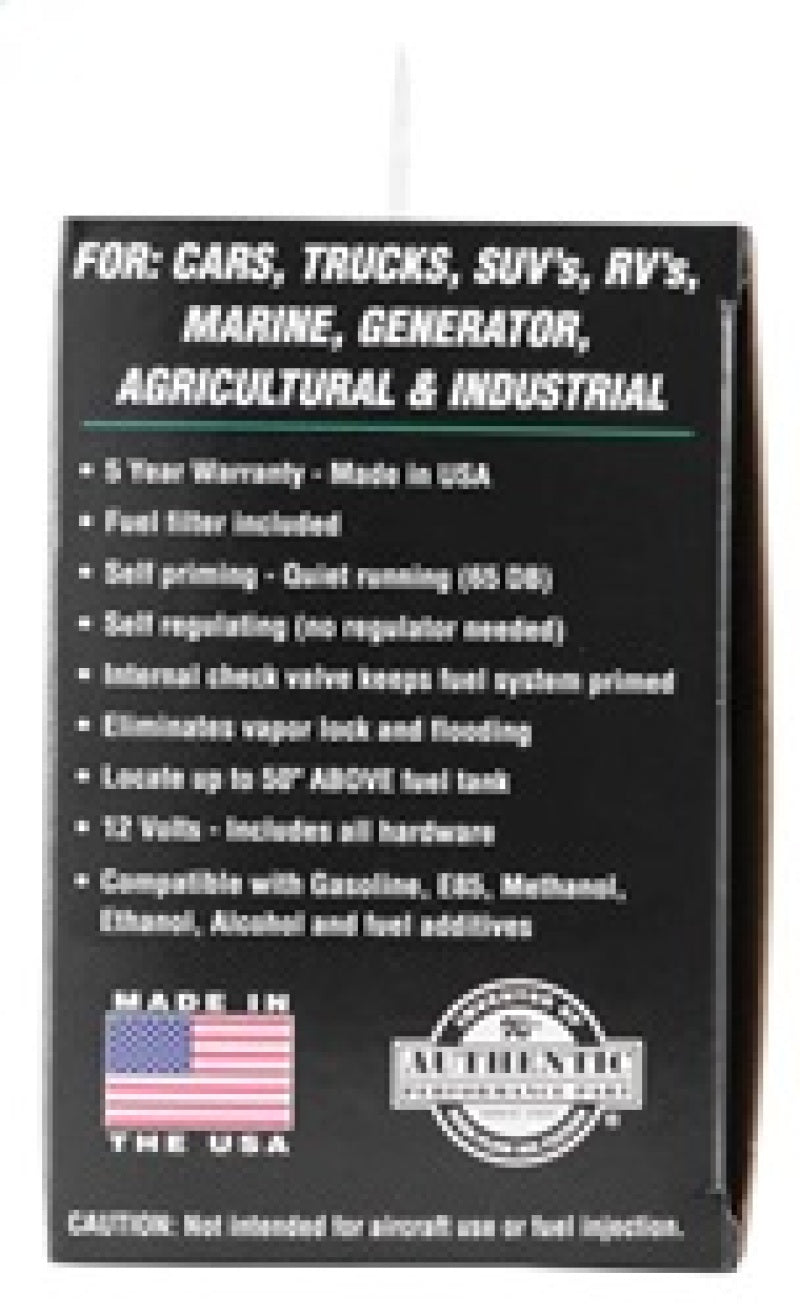 K&N Performance Electric Fuel Pump 9-11.5 PSI Diesel 81-0403