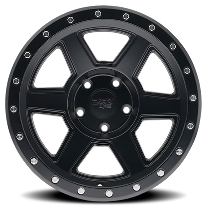 Dirty Life Wheels 9315 Compound Series Matte Black Wheels 9315-7985MB12