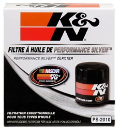 K&N Oil Filter for Ford/Lincoln/Mercury/Mazda/Chrysler/Dodge/Jeep/Cadillac/Ram 3.656in OD x 4in H PS-2010