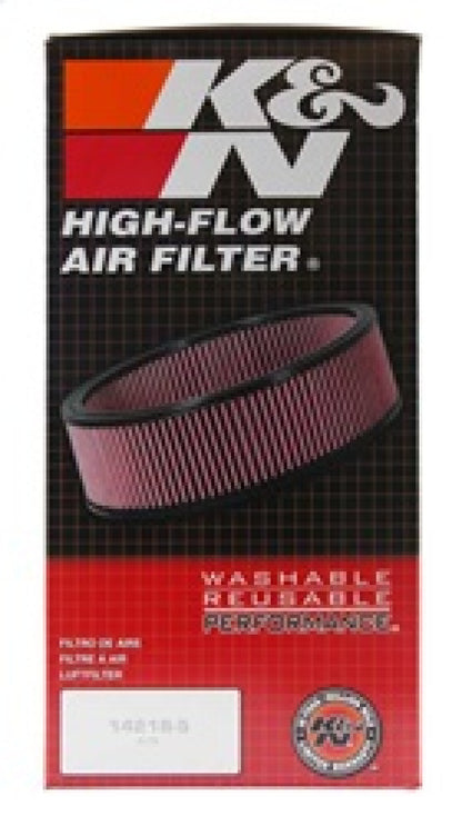 K&N Universal Custom Air Filter - Oval Shape 11.5in Outer Length / 8.125in Outer Width / 4in Height E-3504