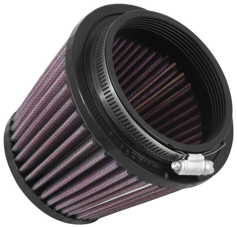 K&N Filter Universal Rubber Filter 3 1/2 inch Flange 5 inch Base 3 1/2 inch Top 4 inch Height RU-2990