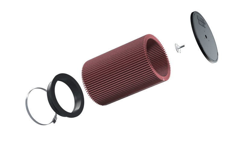 K&N Universal Clamp-On Air Filter 6in FLG 7-1/2in B 7in T 11in H RU-1026