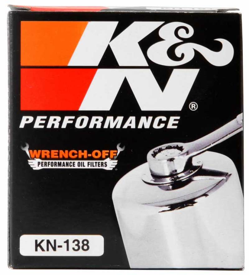 K&N Suzuki / Arctic Cat / Cagiva / Kawasaki / Kymco / Aprilia 2.813in OD x 3.221in H Oil Filter KN-138C
