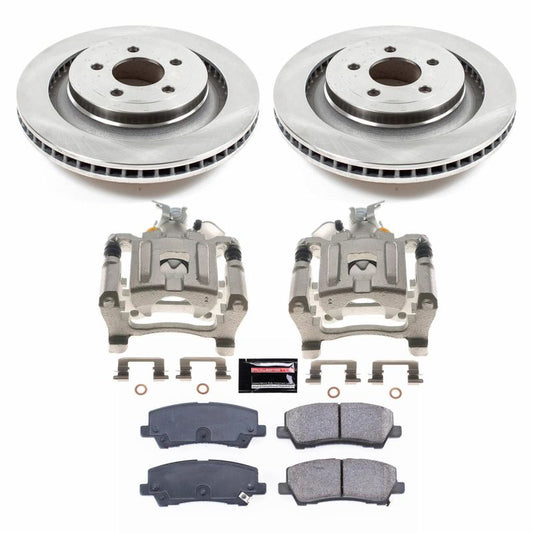 Power Stop Z17 Evolution Plus Stock Replacement Brake Kits with Calipers KCOE6812