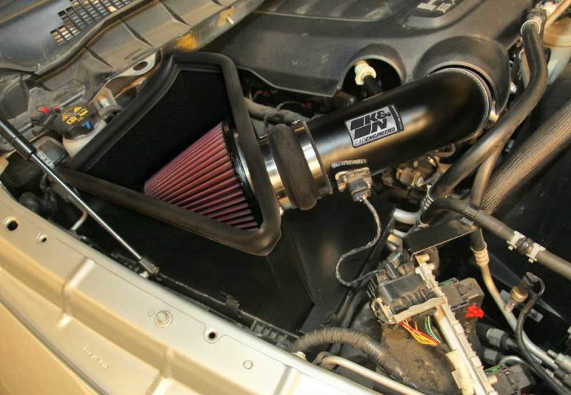 K&N 14-15 Ram 2500/3500 6.4L V8 High Flow Performance Intake Kit 77-1568KTK