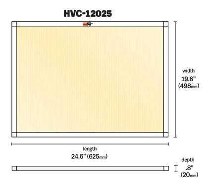 K&N HVAC Filter - 20 x 25 x 1 HVC-12025