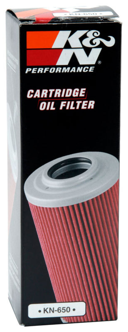 K&N 1.625in OD x 5.05in H Oil Filter KN-650