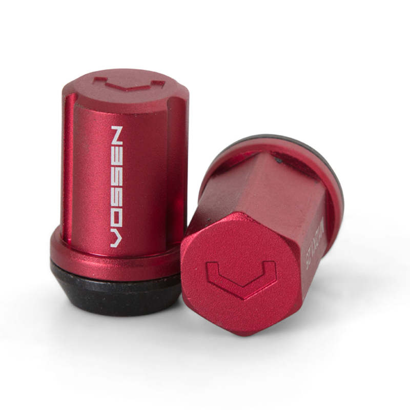 Vossen 35mm Lug Nut - 12x1.25 - 19mm Hex - Cone Seat - Red (Set of 20) LUG-N1225-RD