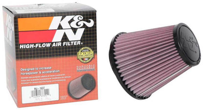 K&N Universal Clamp-On Air Filter 3-1/4in FLG / 5-3/4in B / 3-1/2in T / 5-7/16in H RU-1637