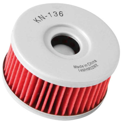 K&N Suzuki / Betamotor 2.375in OD x 1.25in H Oil Filter KN-136