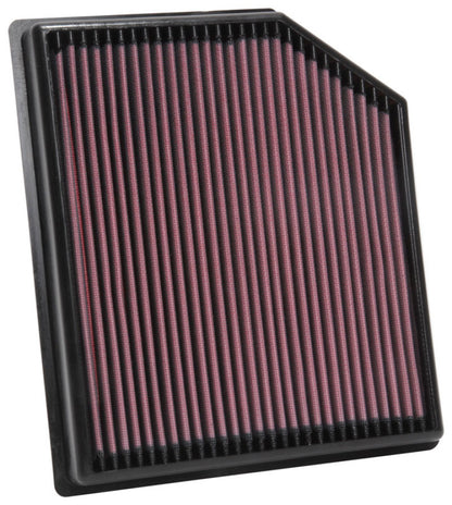 K&N 2018 Jeep Grand Cherokee V8-6.2L F/I Replacement Drop In Air Filter 33-5077