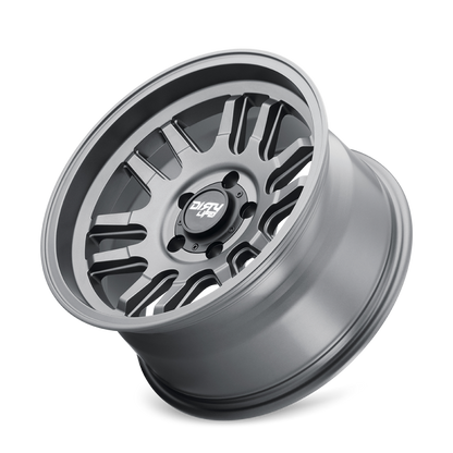 Dirty Life 9310 Canyon 17x9 / 6x139.7 BP / -12mm Offset / 106mm Hub Satin Graphite Wheel 9310-7983MGT12