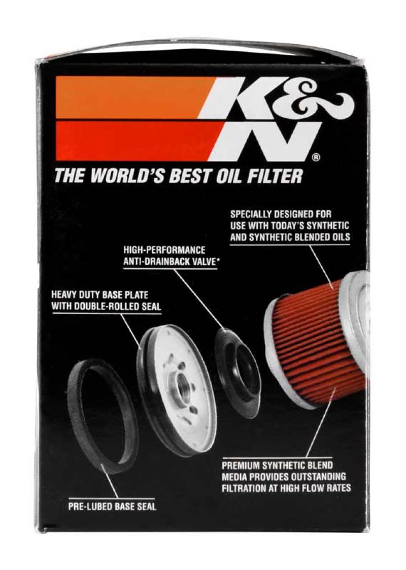 K&N Arctic Cat 2.688in OD x 3.344in H Oil Filter KN-621