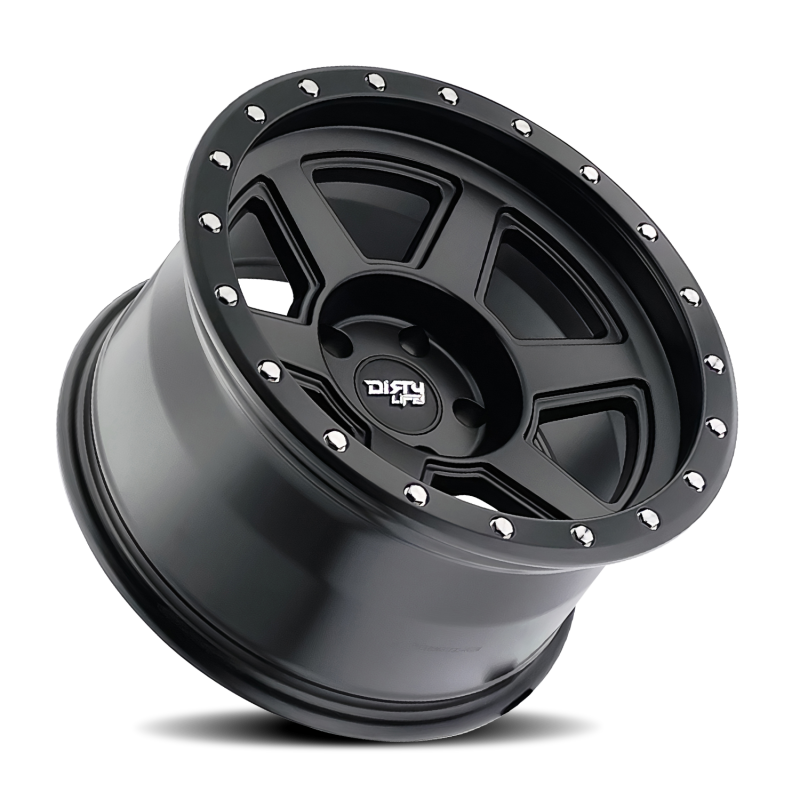 Dirty Life Wheels 9315 Compound Series Matte Black Wheels 9315-7985MB12