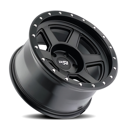 Dirty Life Wheels 9315 Compound Series Matte Black Wheels 9315-7985MB12