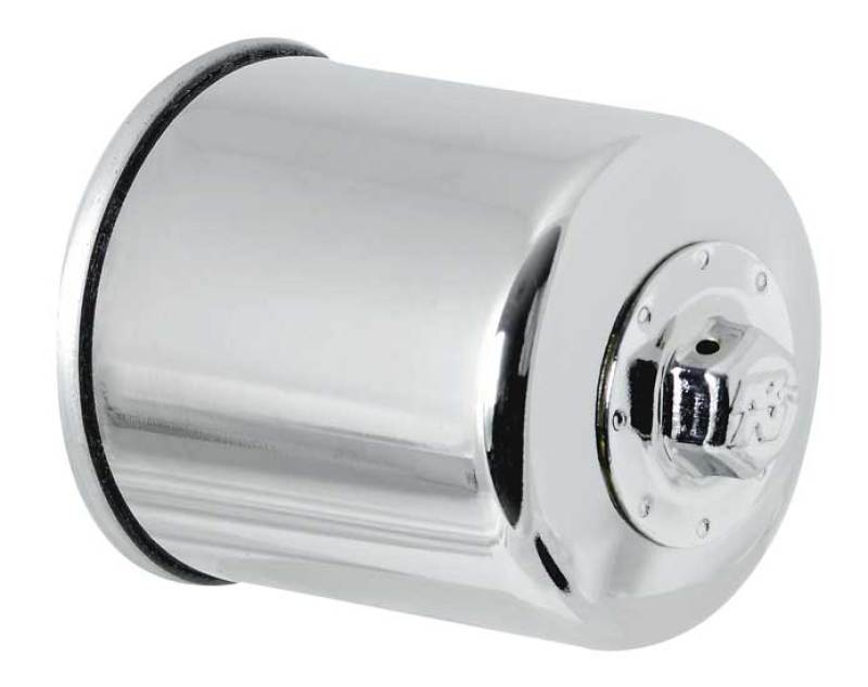 K&N Honda / Kawasaki / Yamaha / Polaris / Victory 2.688in OD x 3.344in H Oil Filter - Chrome KN-303C