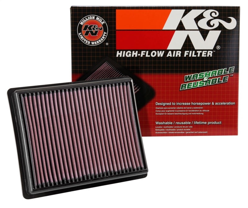 K&N 14-17 Opel Vivaro B L4-1.6L DSL Replacement Drop In Air Filter 33-3054