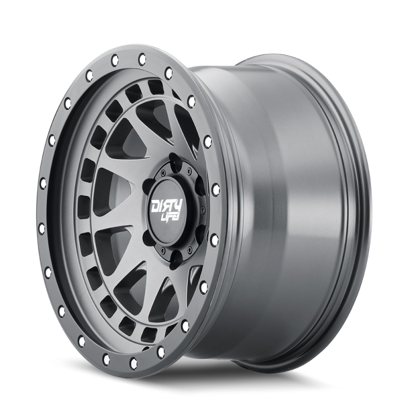 Dirty Life Wheels 9311 Enigma Pro Street Series Satin Graphite Wheels 9311-7983MGT12