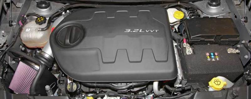 K&N 14-15 Jeep Cherokee 3.2L V6 High Flow Performance Intake Kit 77-1569KS