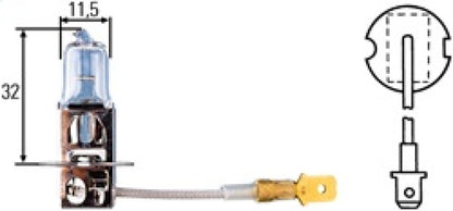 Hella Bulb H3 12V 100W Ylw Str H83135121