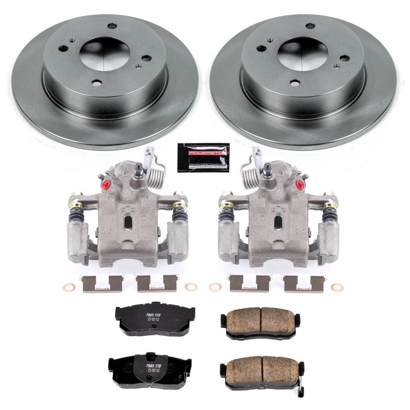 Power Stop Z17 Evolution Plus Stock Replacement Brake Kits with Calipers KCOE740