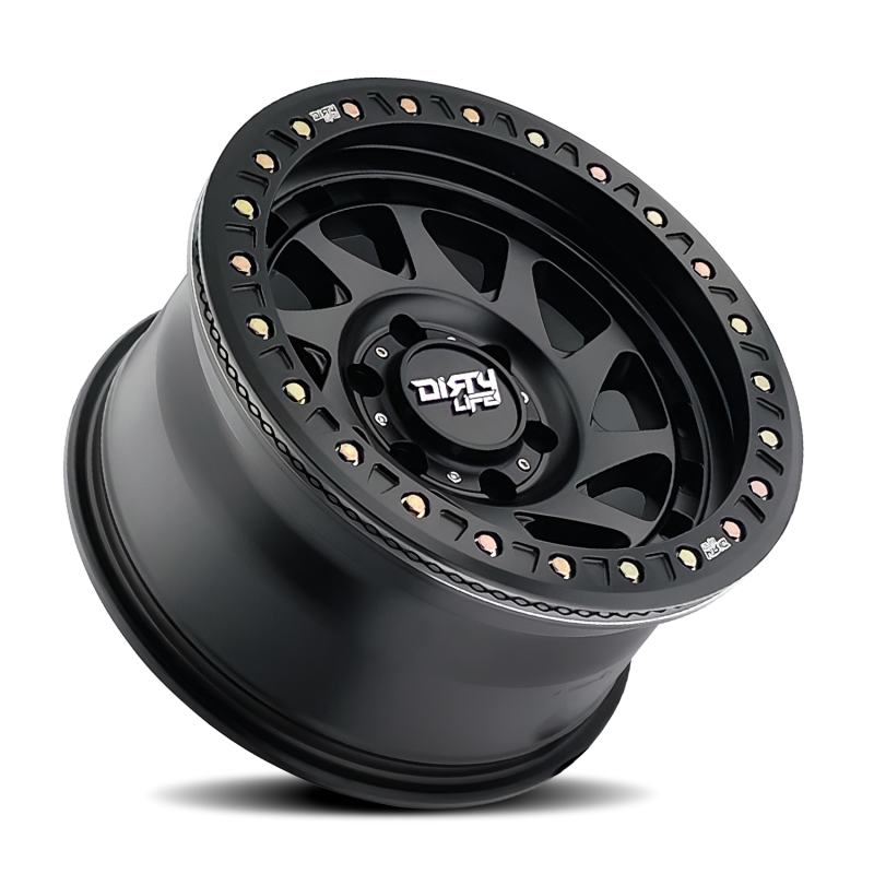 Dirty Life Wheels 9313 Enigma Race Series Matte Black Wheels 9313-7936MB38