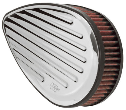K&N H/D Sportster Filter Kit Teardrop Grooved Intake System RK-3914