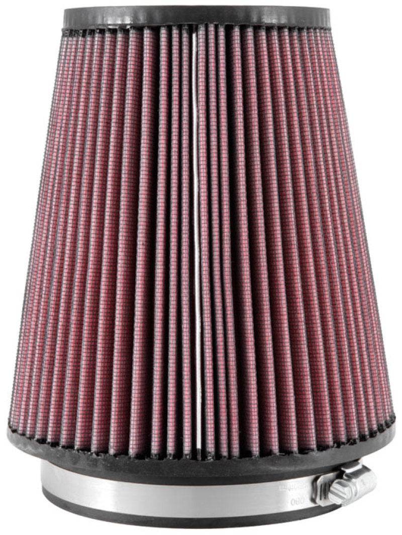 K&N Filter Universal Rubber Filter 5 inch Flange 6 1/2 inch Base 4 3/8 inch Top 7 inch Height RU-2800
