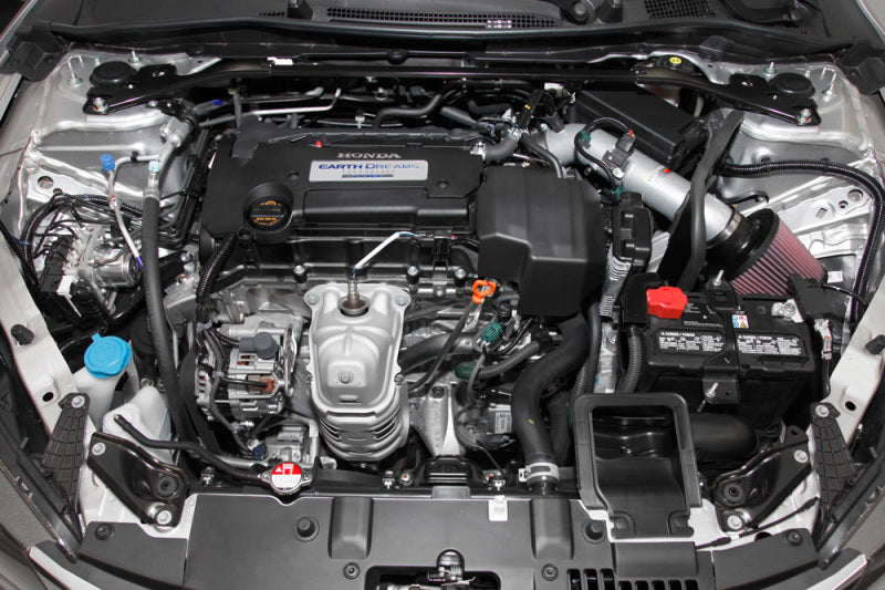 K&N 2013-14 Honda Accord 2.4L L4 69 Series Typhoon Air Intake System - Silver Cold Air Intake Kit 69-1213TS