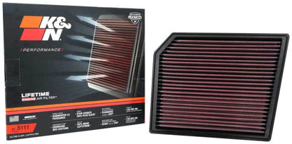 K&N 2019 BMW X2 M35 L4-2.0L F/I Replacement Air Filter 33-5111